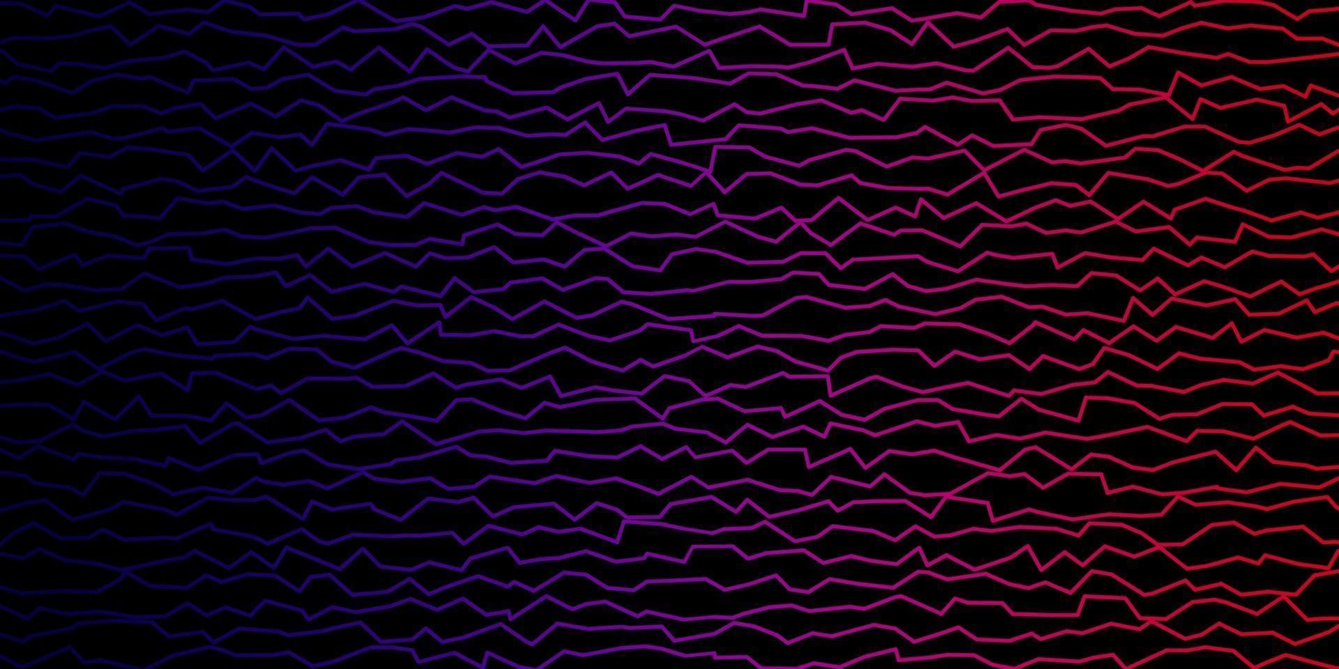 Fondo de vector púrpura, rosa oscuro con curvas.