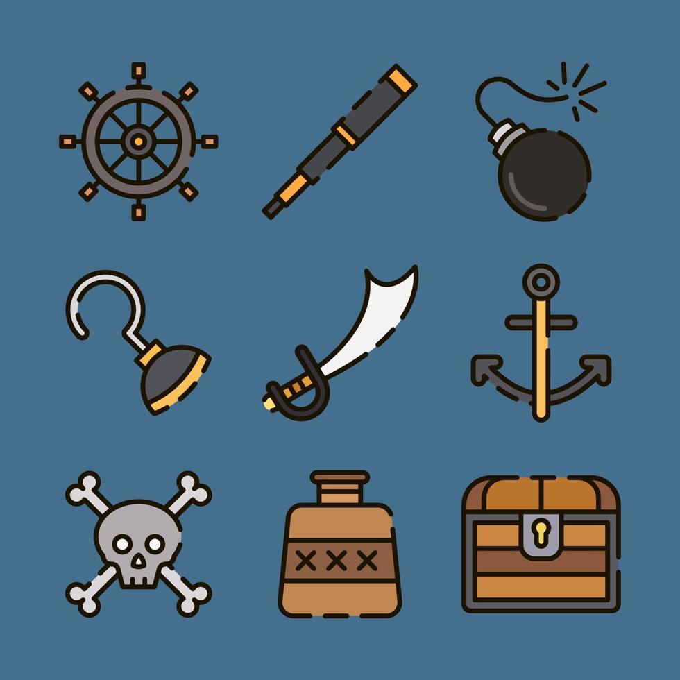 The Pirates Equipment Item vector