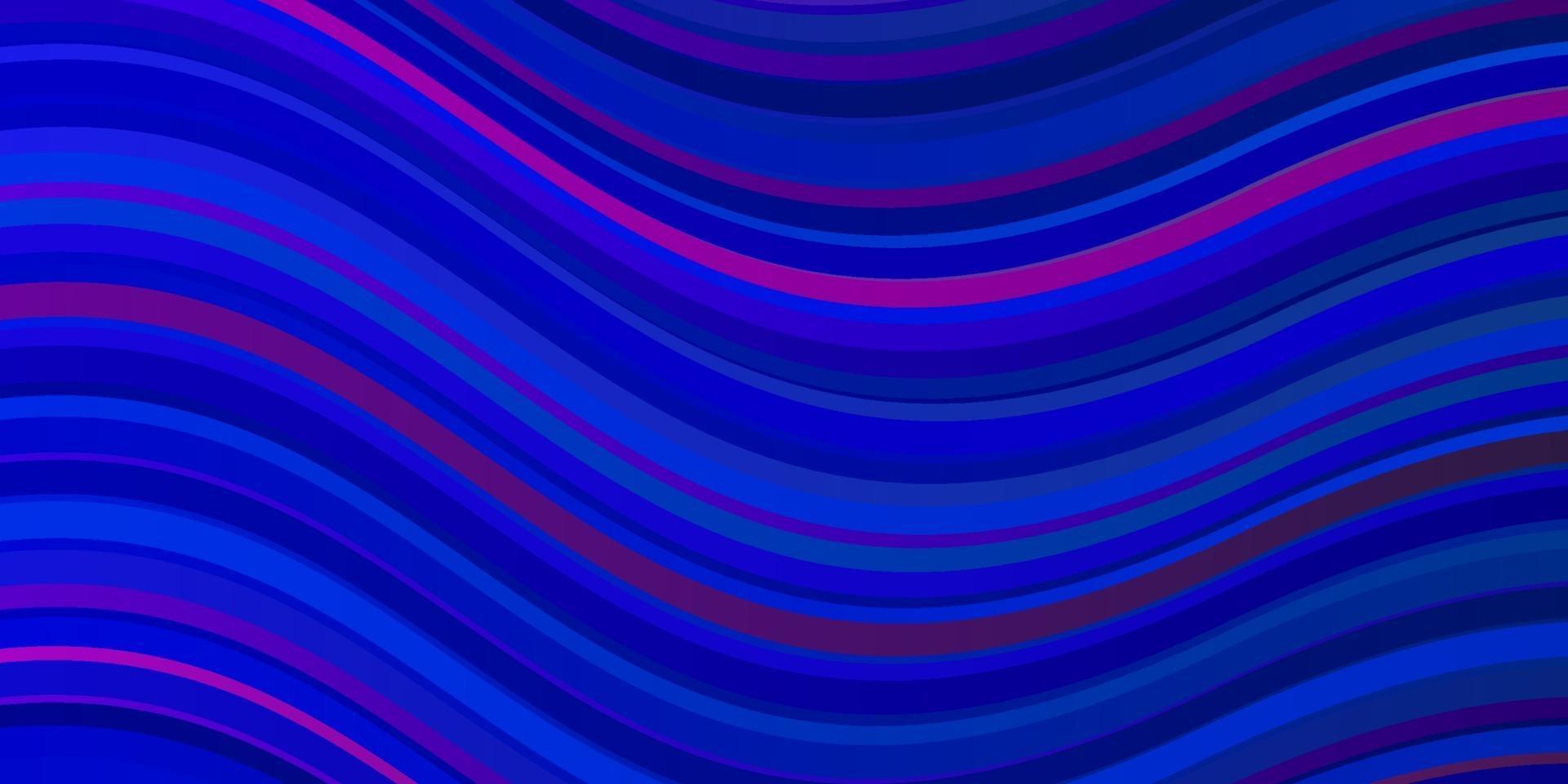 Dark Pink, Blue vector layout with wry lines.