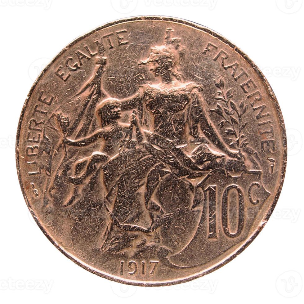 Ancient French coin photo