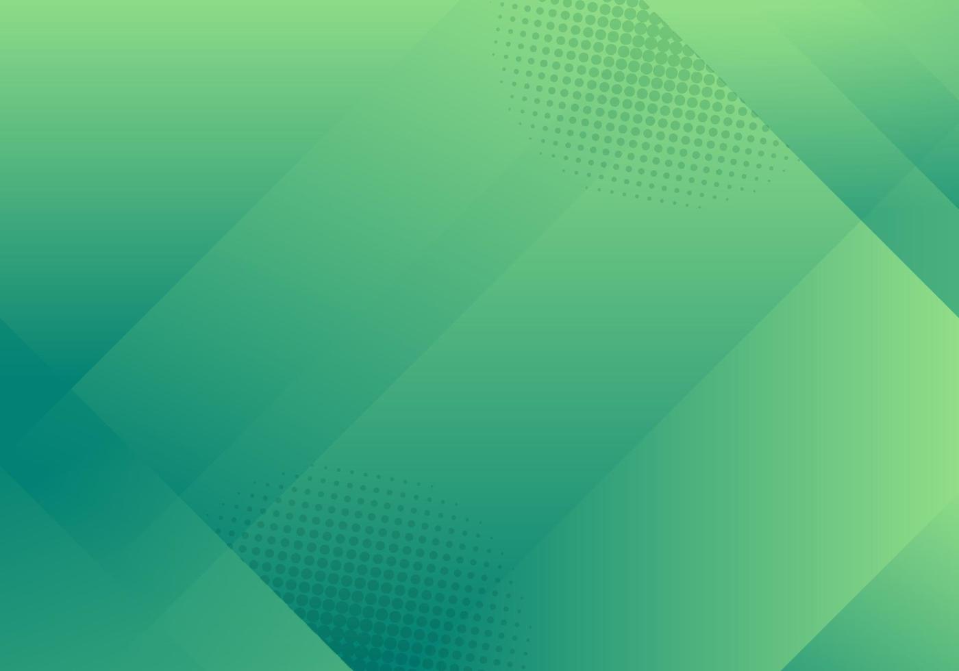 Abstract background geometric green color stripes with halftone effect vector