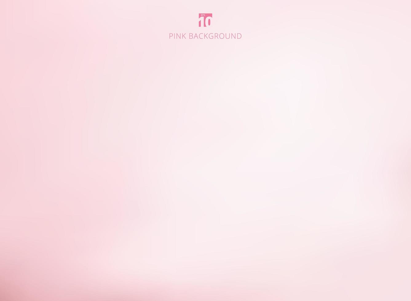 empty gradient pastel pink studio room background vector