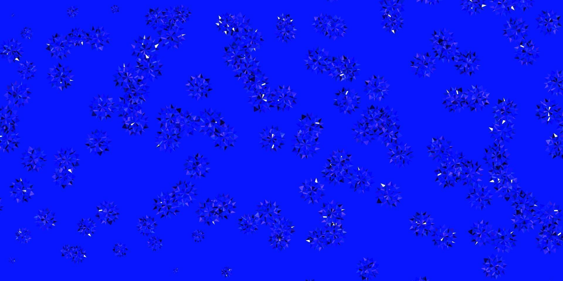 Light Purple vector layout with beautiful snowflakes.