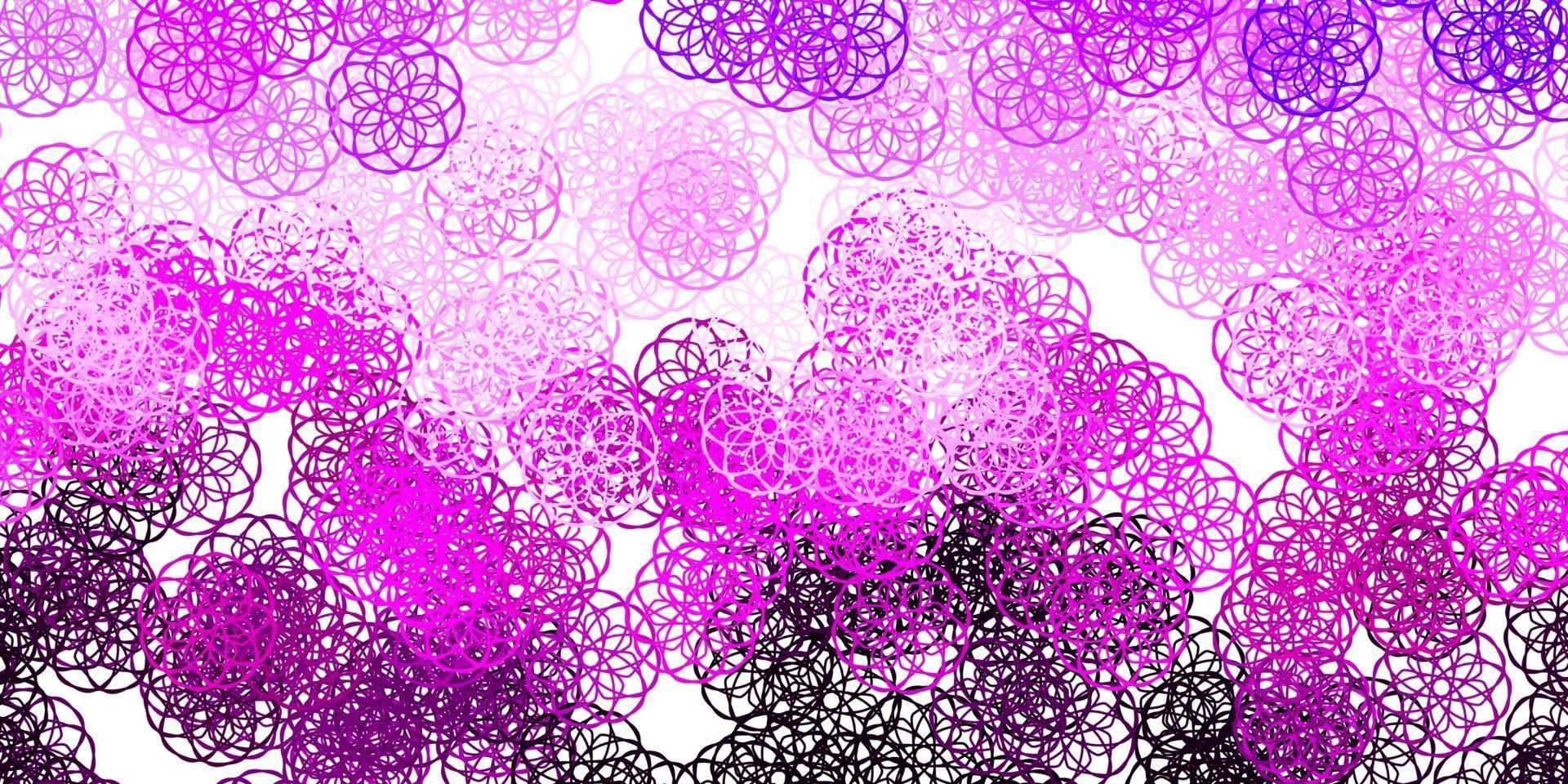 Fondo de vector violeta, rosa claro con formas aleatorias.