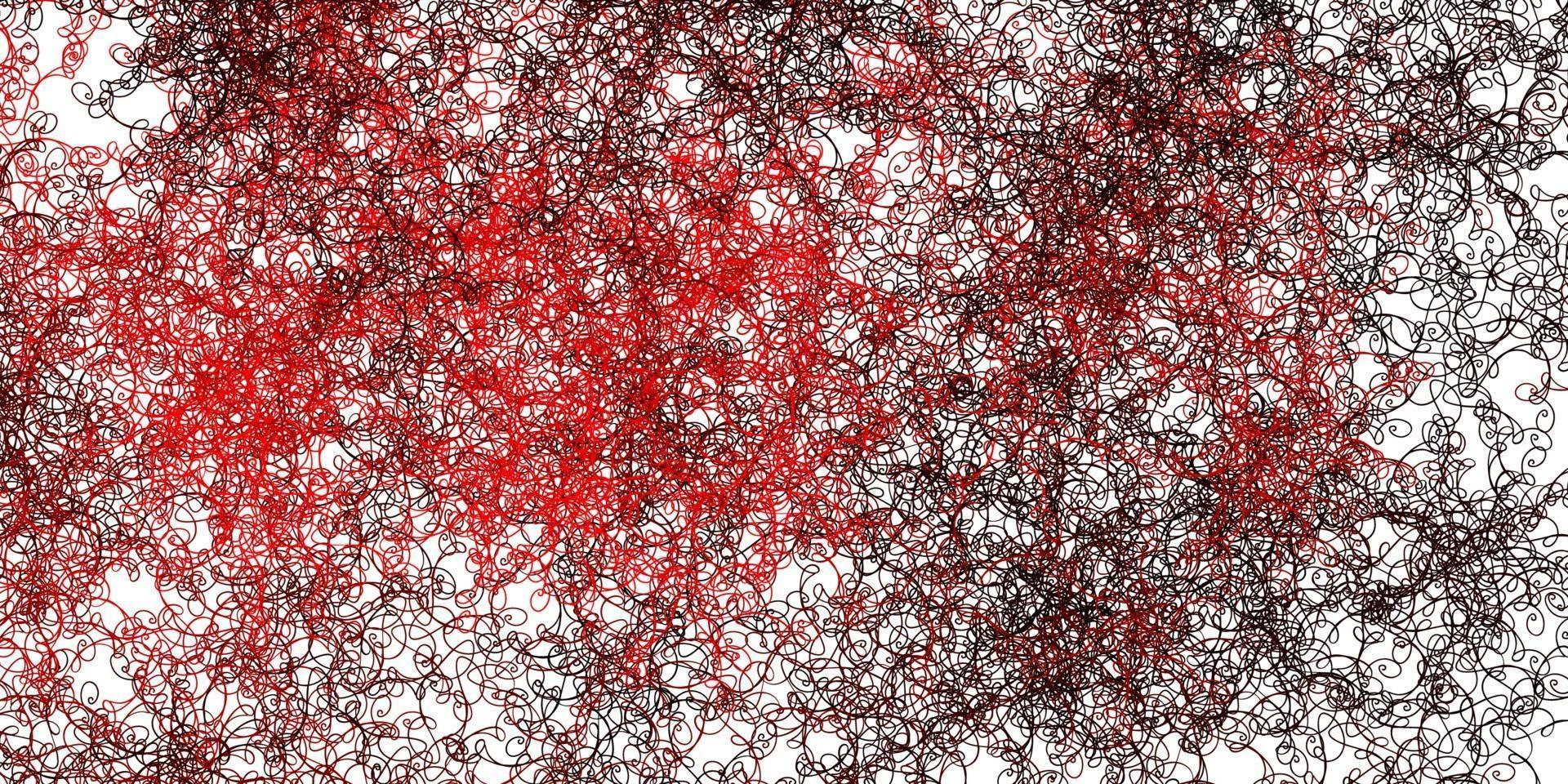 Light Red vector backdrop with bent lines.