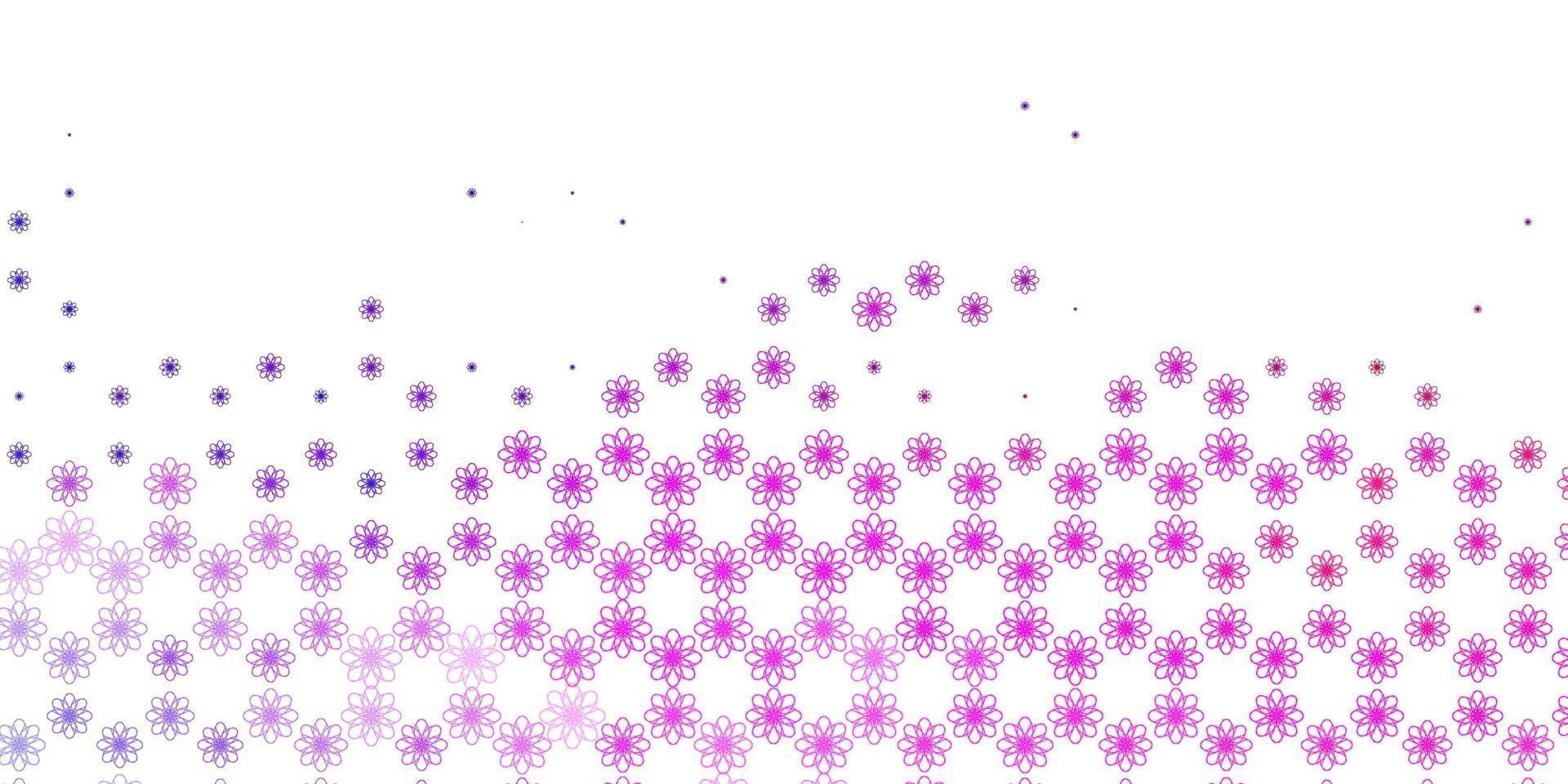 Light Purple, Pink vector background with curves.