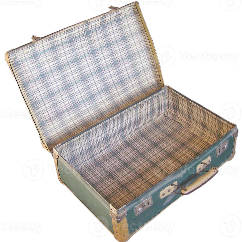 Suitcase isolated over white photo