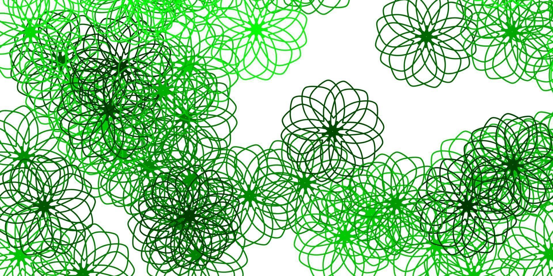 Light Green, Yellow vector pattern with spheres.