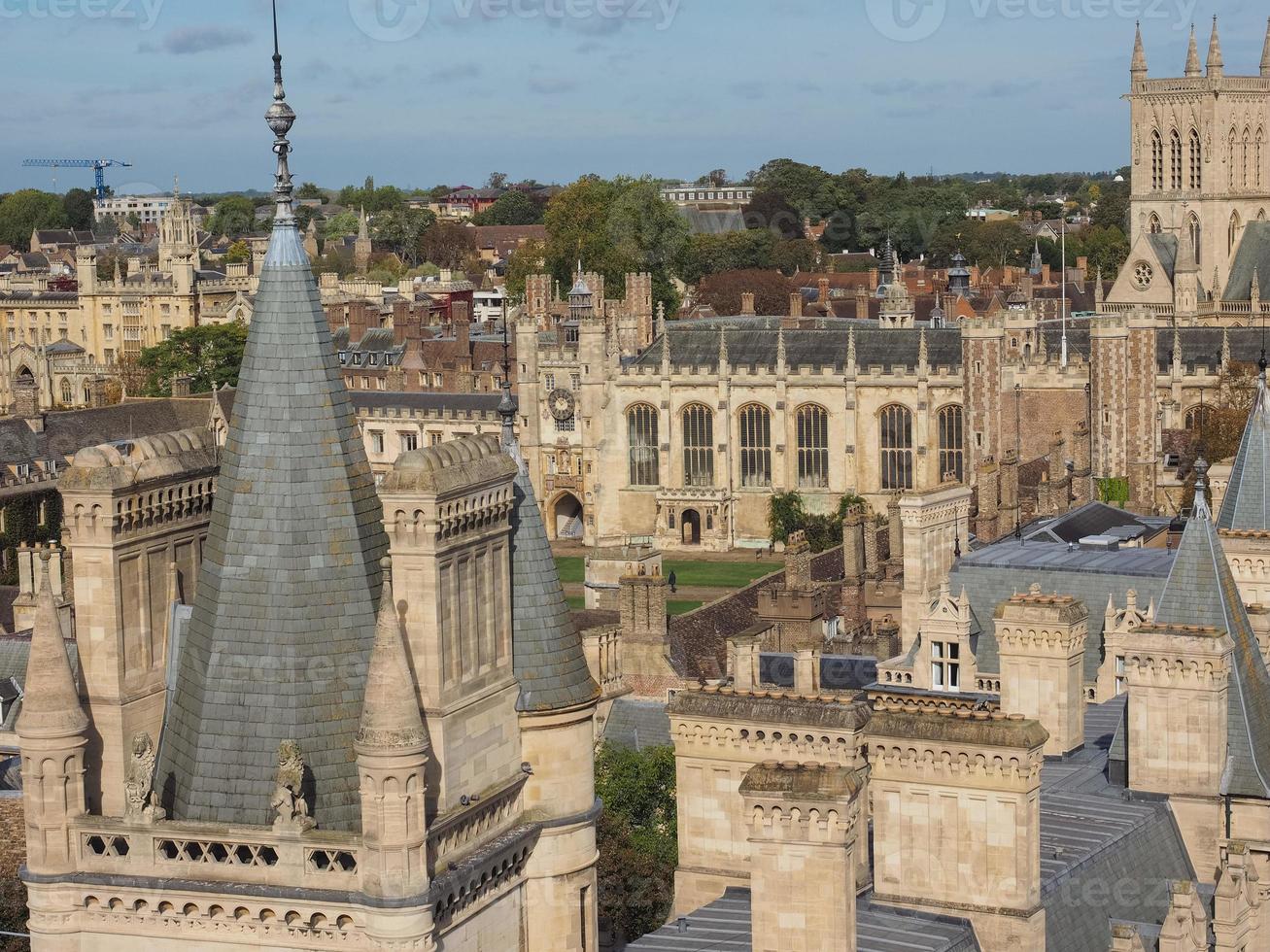 Aerial view of Cambridge photo
