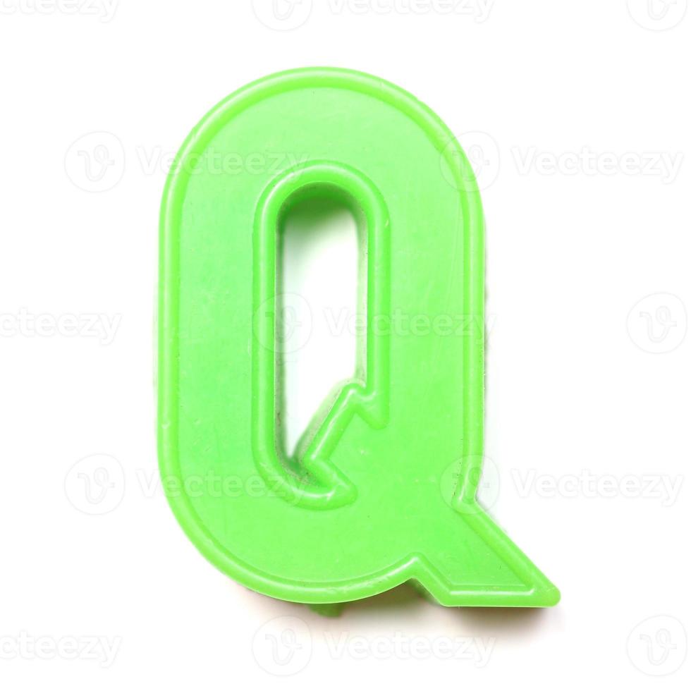 Magnetic uppercase letter Q photo