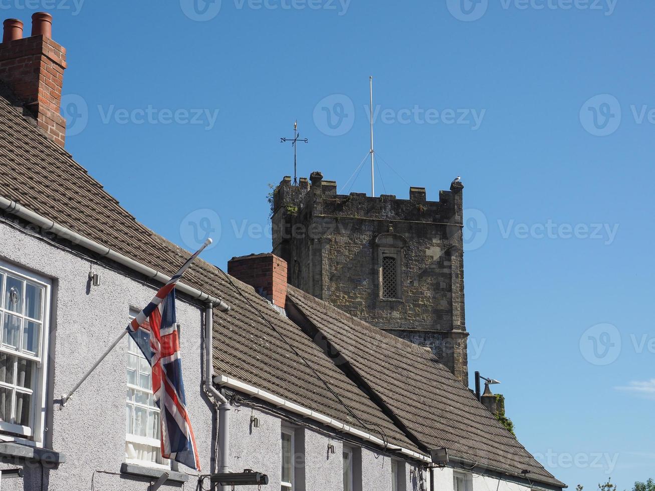 vista de la ciudad de chepstow foto