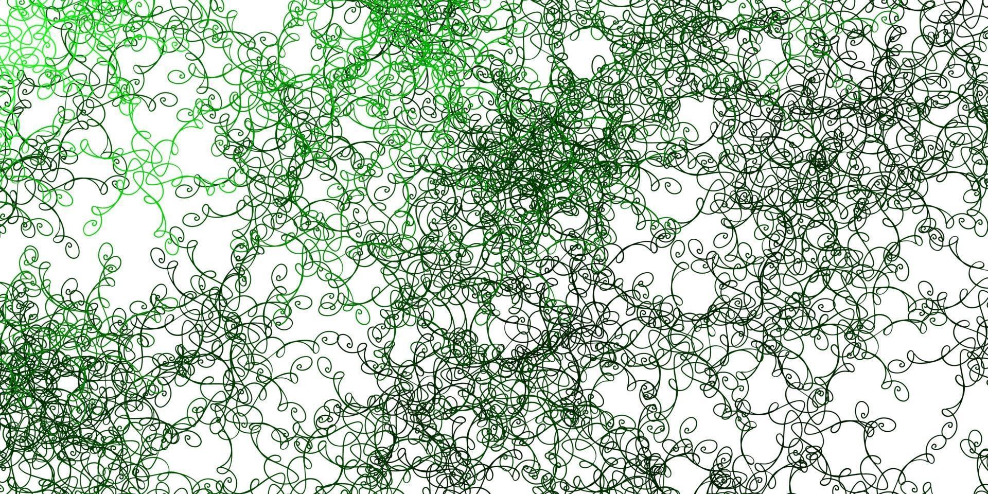 Light Green vector template with curves.