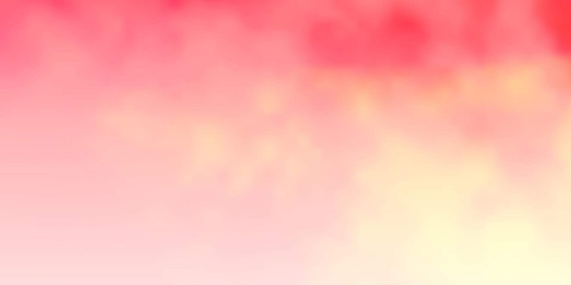 Light Red, Yellow vector texture with cloudy sky.