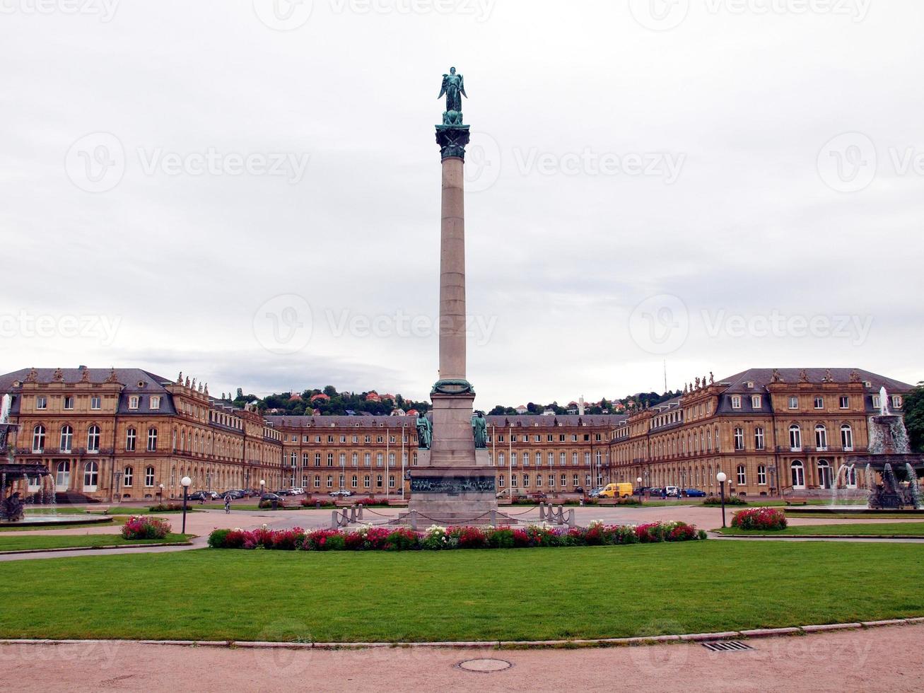 Schlossplatz plaza del castillo de Stuttgart foto