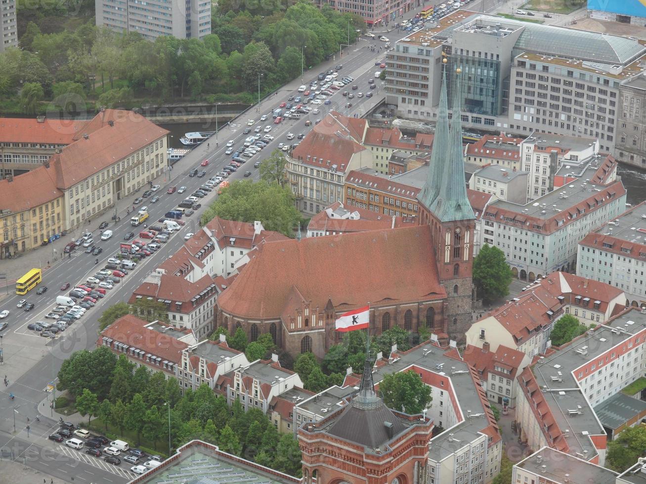 Berlin aerial view photo