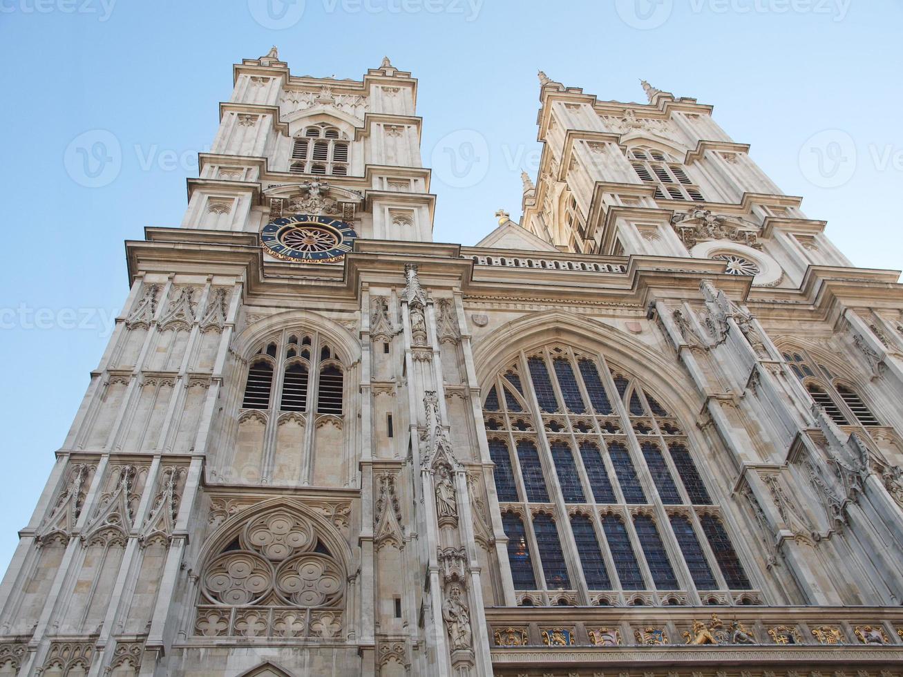 La iglesia de la abadía de Westminster en Londres foto