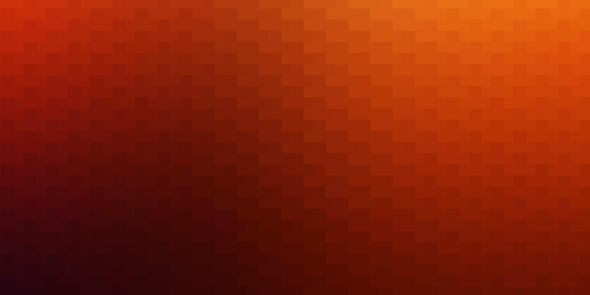 Dark Orange vector pattern in square style.