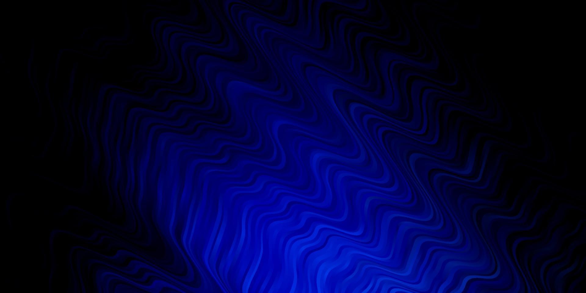 Telón de fondo de vector azul oscuro con arco circular.