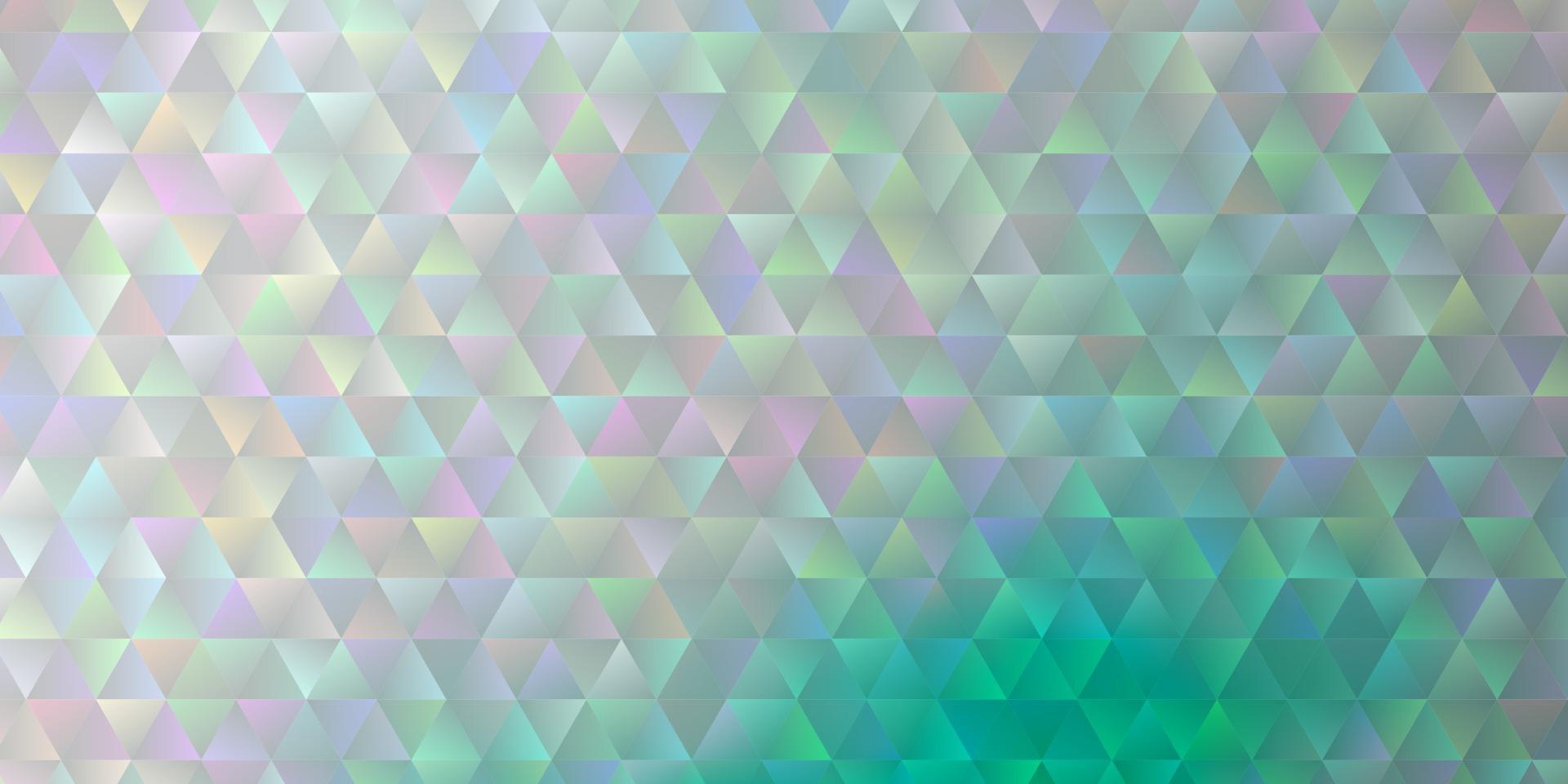 Light Green vector background with polygonal style.