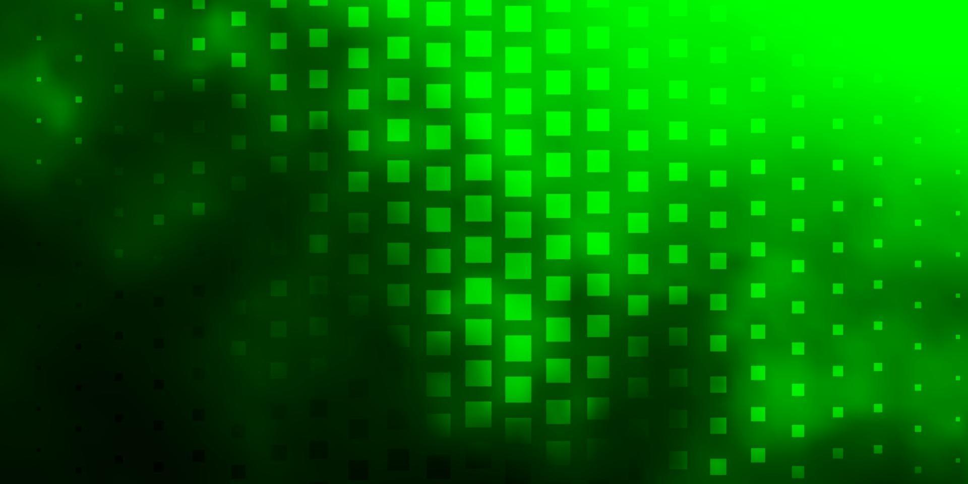 textura de vector verde claro en estilo rectangular.