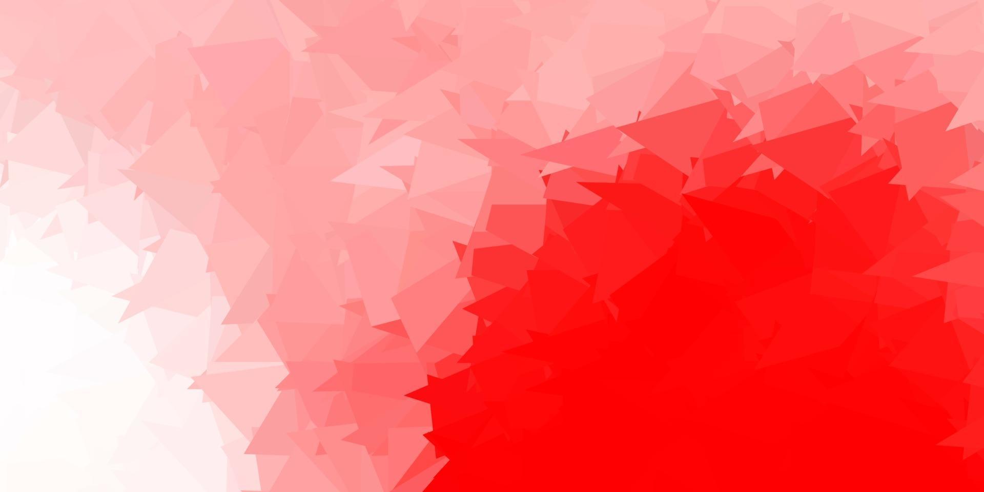 Light red vector gradient polygon wallpaper.