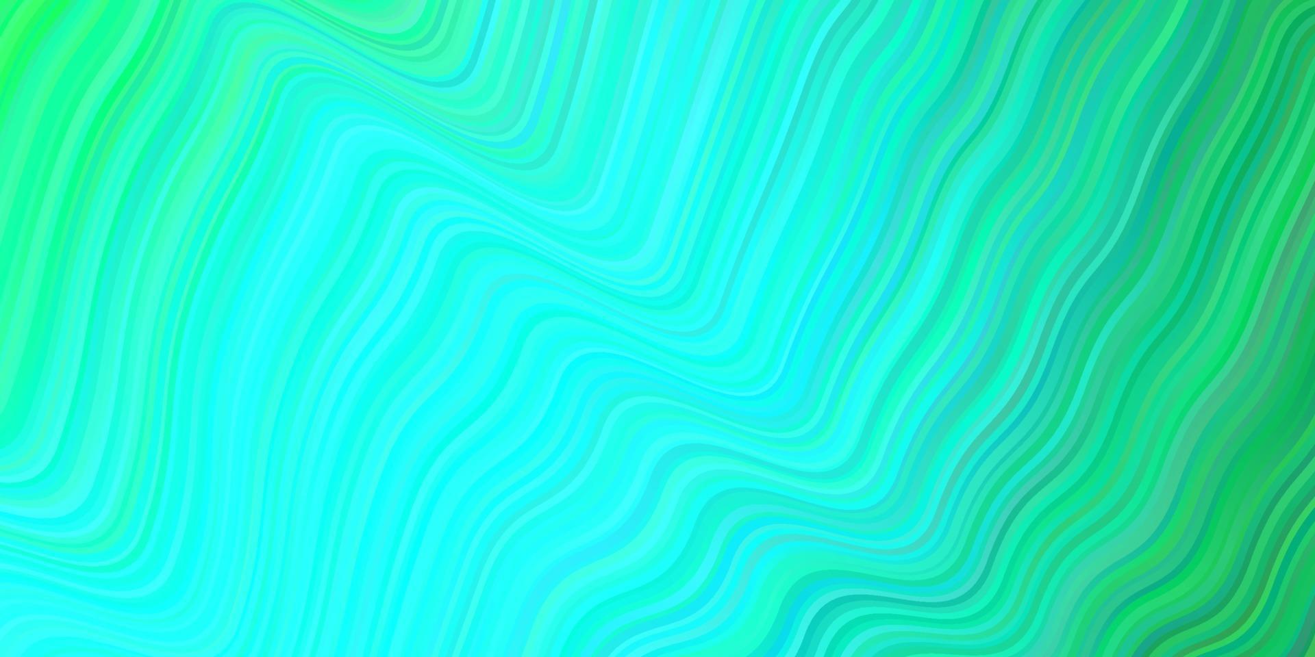 Light Green vector backdrop with bent lines.