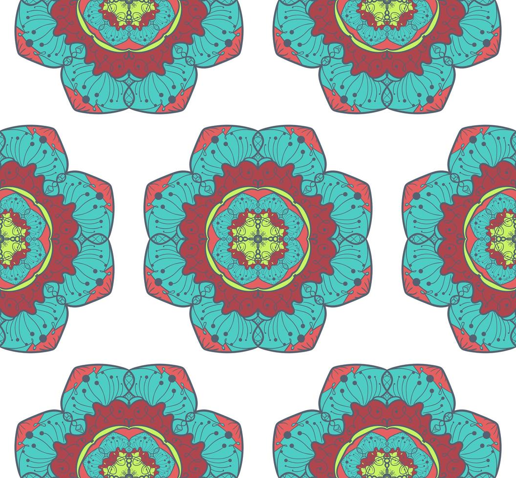 Mandala Seamless Pattern vector