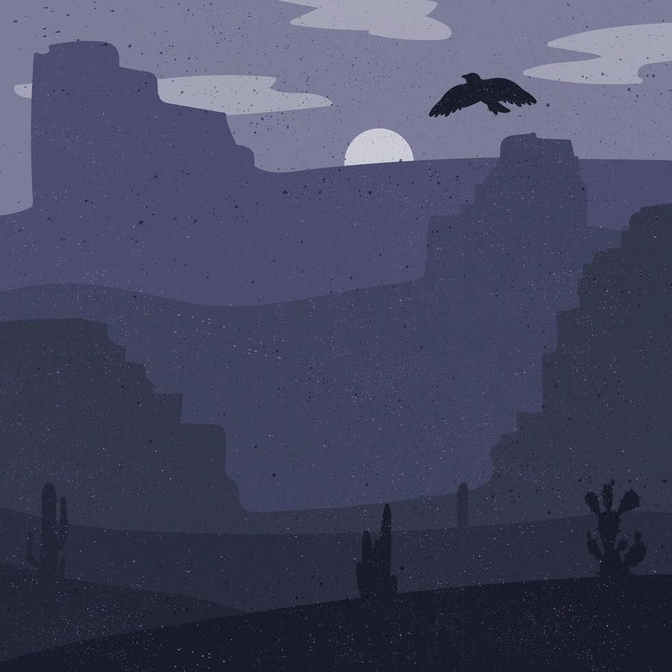 Wild West Landscape vector