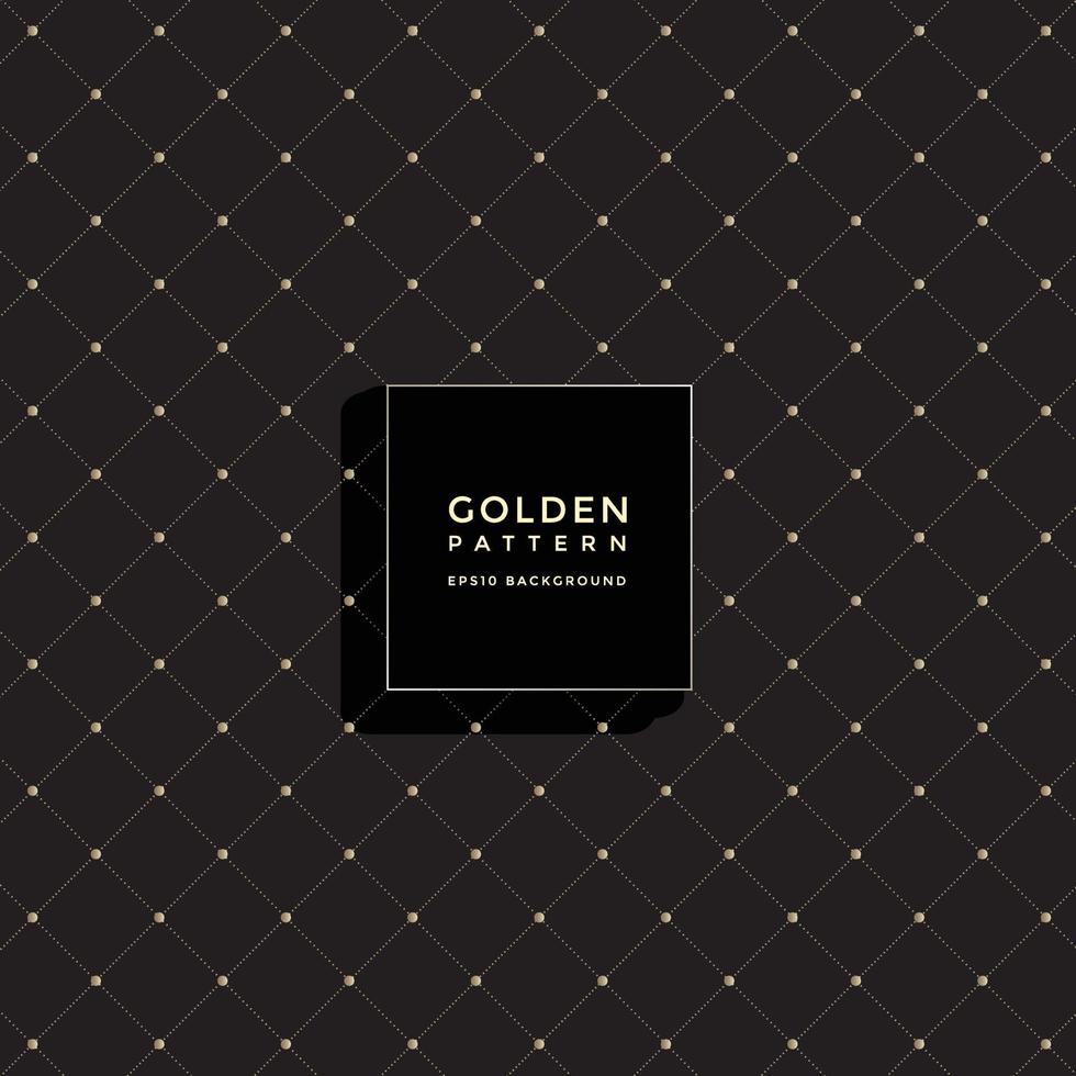 Luxury golden geometric pattern, abstract pattern background vector