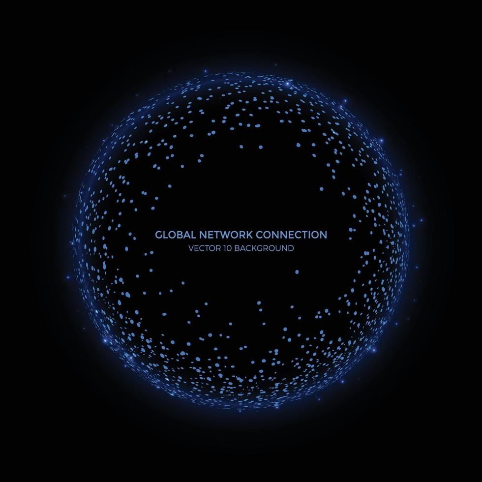 Communication technology for internet business. vector