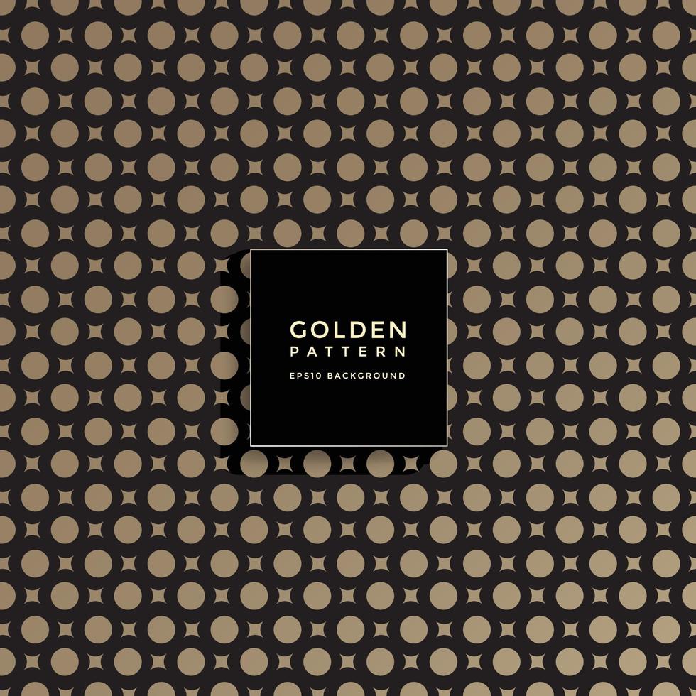 Luxury golden geometric pattern, abstract pattern background vector
