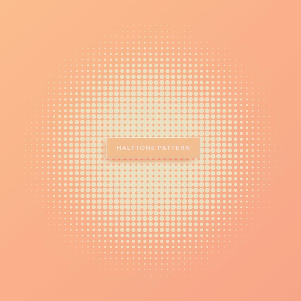 Halftone pattern, abstract background vector