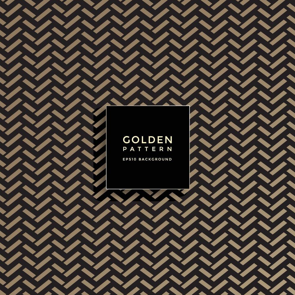 Luxury golden geometric pattern, abstract pattern background vector