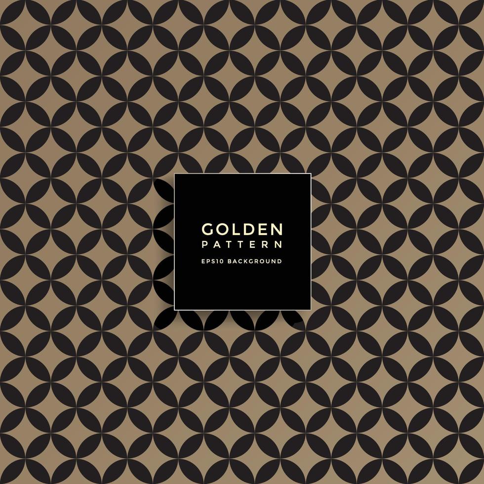 Luxury golden geometric pattern, abstract pattern background vector