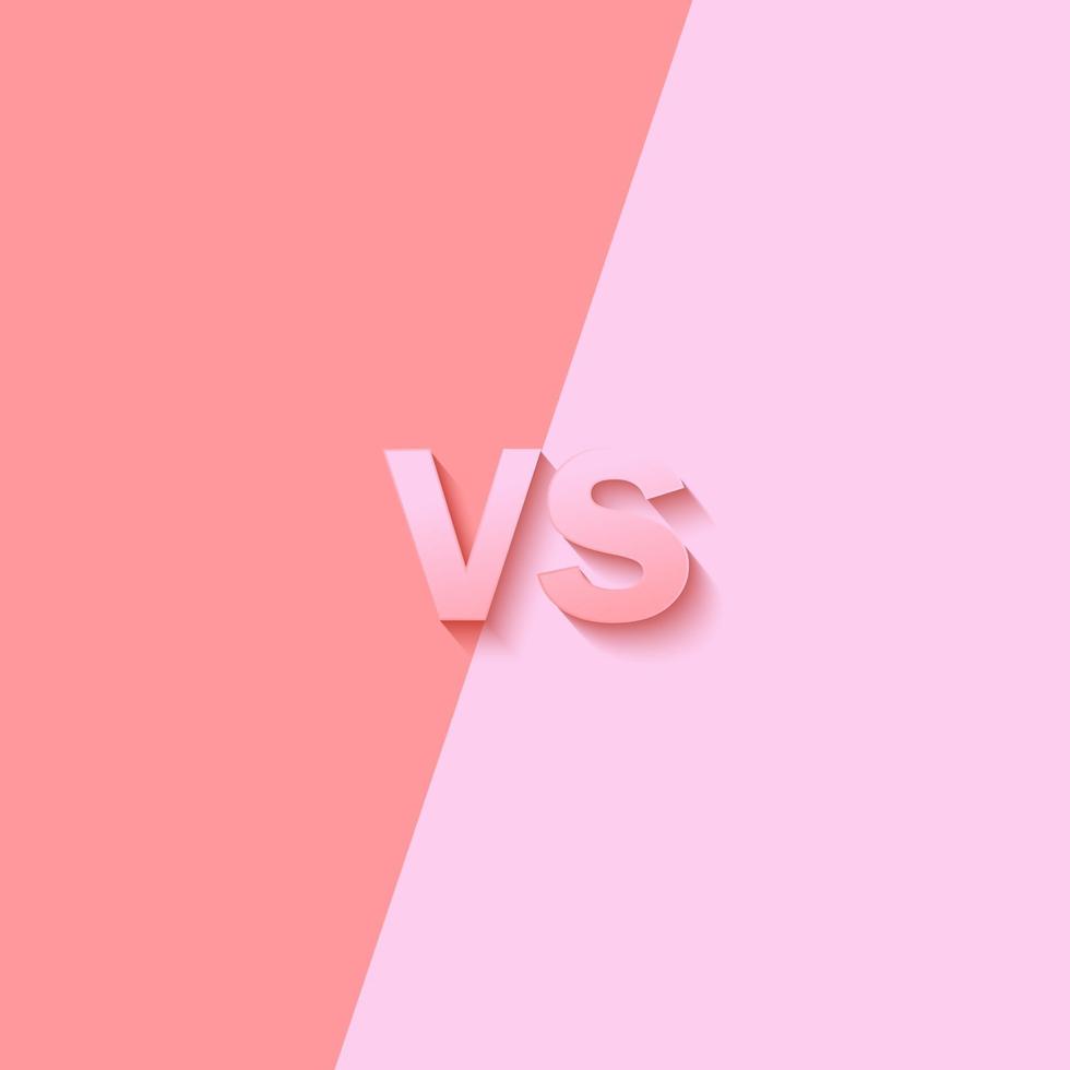 moderno versus fondo con estilo de lujo. composición del desafío vector