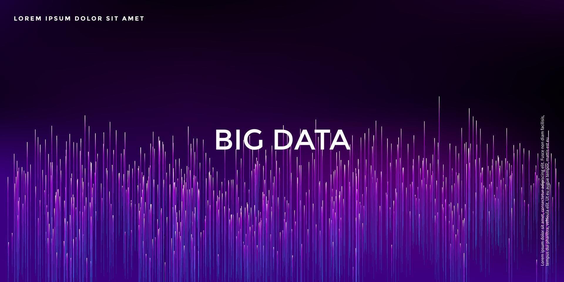 Fondo de tecnología avanzada, concepto abstracto 5g, big data vector