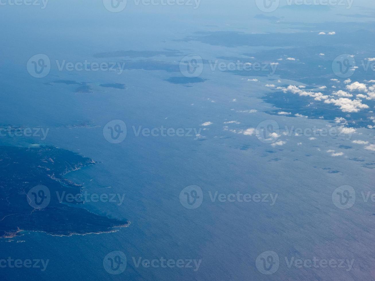 Aerial view of Corsica photo