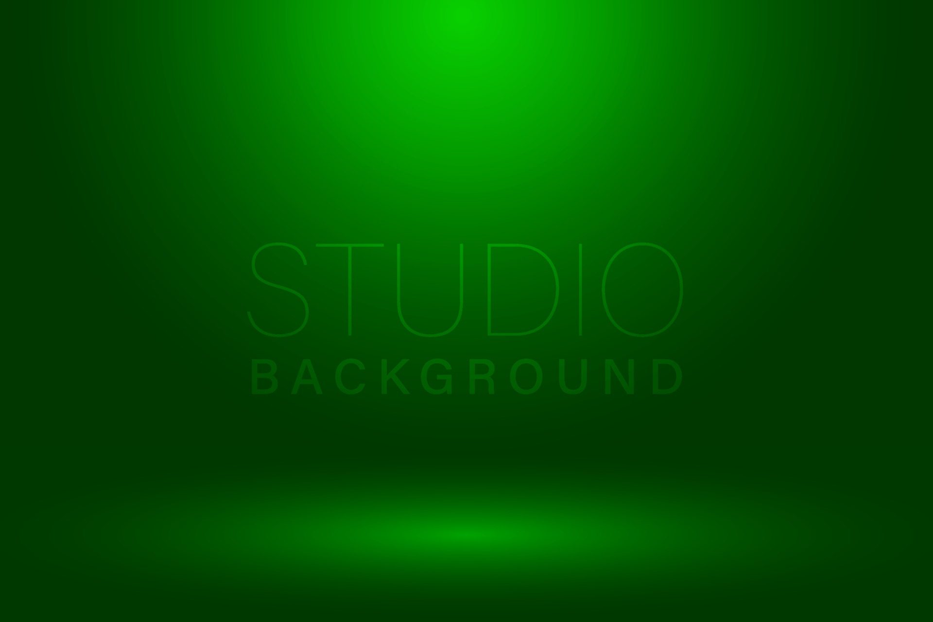 studio background, green abstract studio room background concept