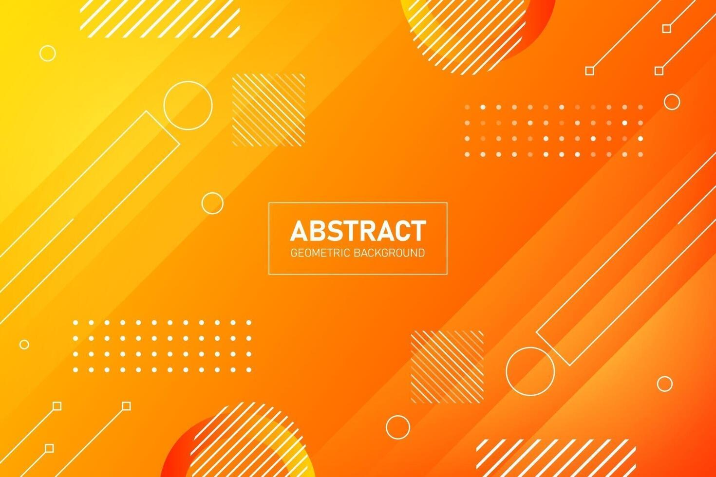 yellow abstract geometric background. abstract geometric shapes vector