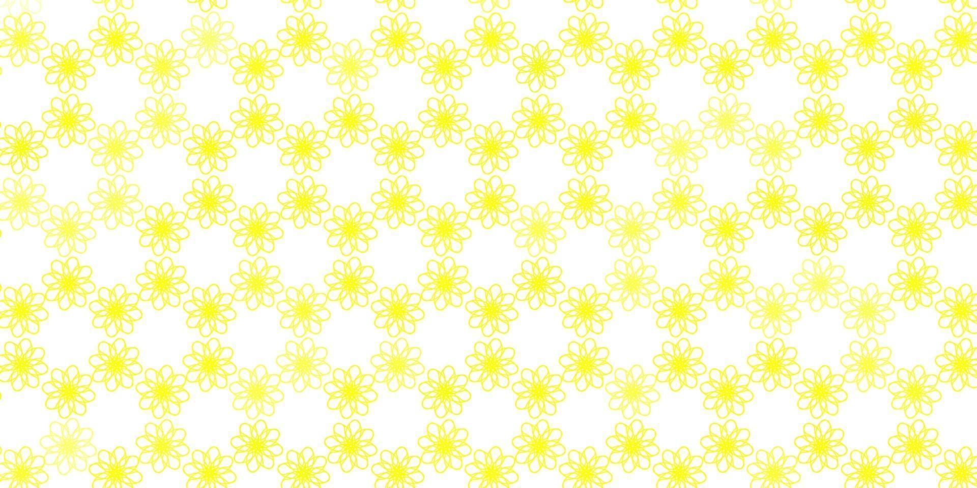 Fondo de vector amarillo claro con líneas dobladas.