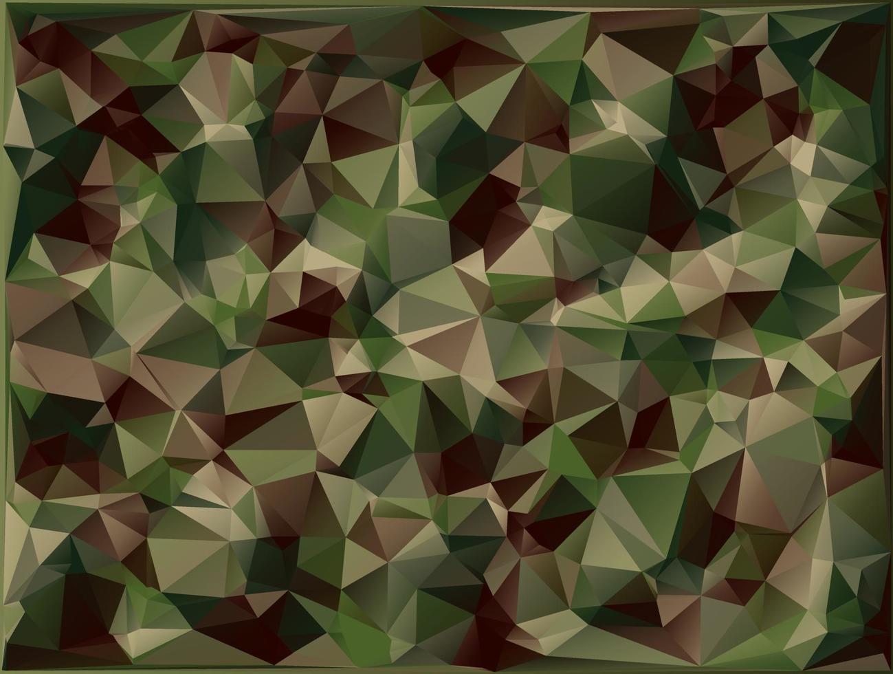 Abstract Vector Military Camouflage Background Made of Geometric