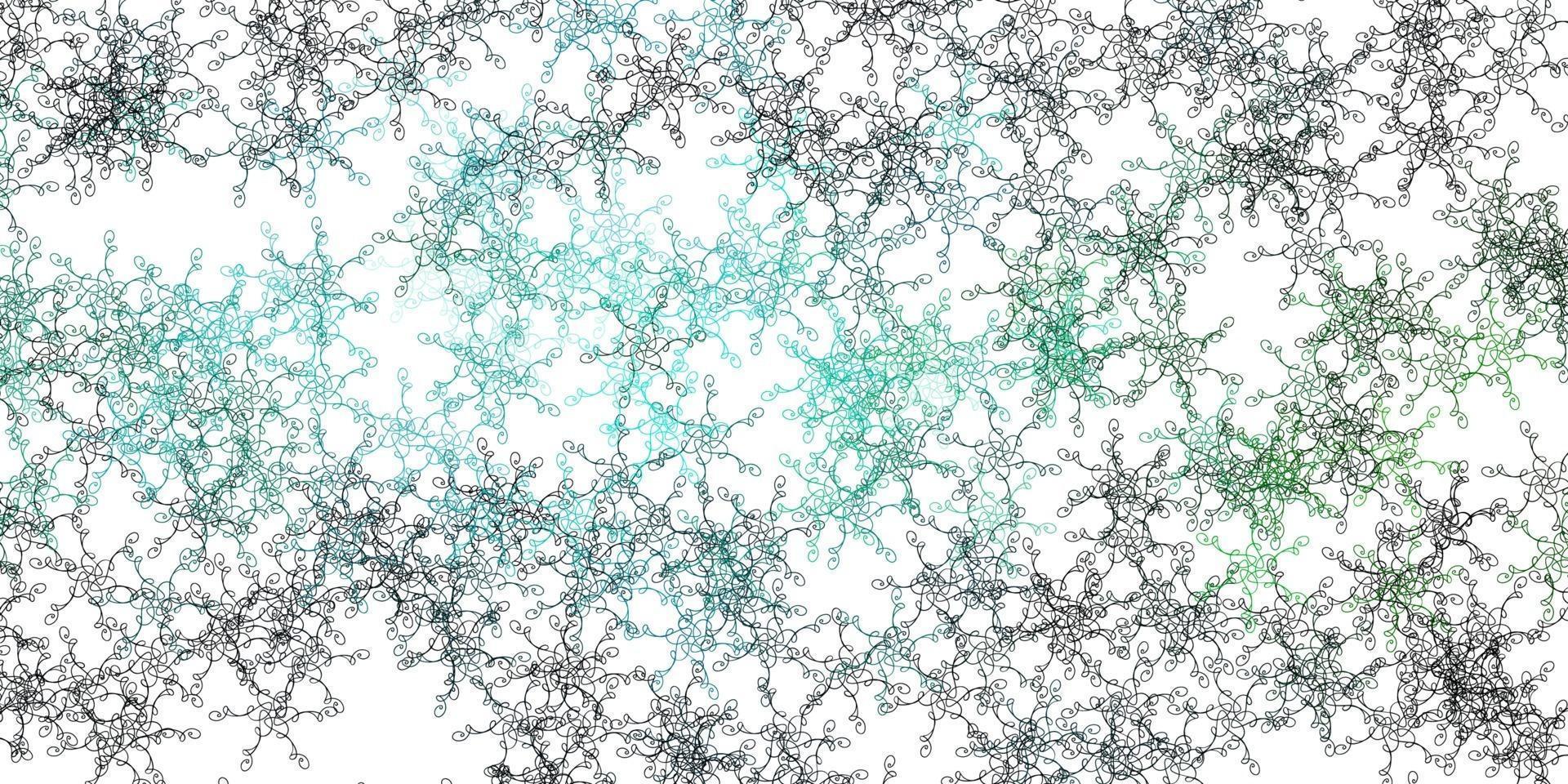 Light Blue, Green vector backdrop with circular arc.