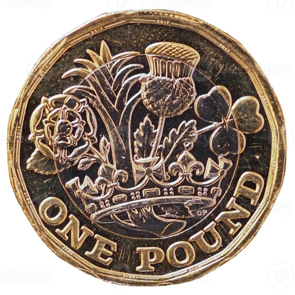 1 pound coin, United Kingdom photo