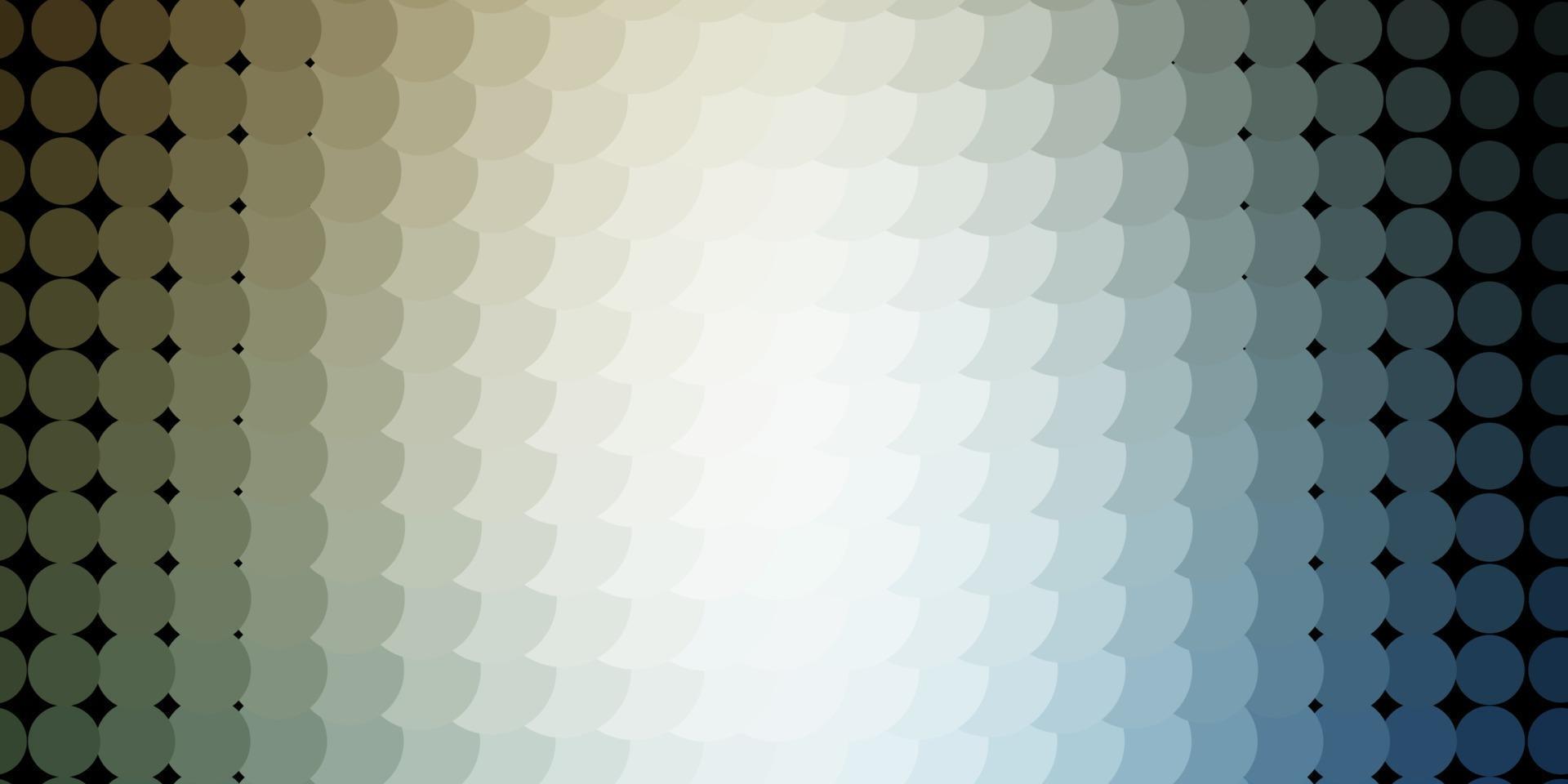 Light Blue, Yellow vector background with circles.