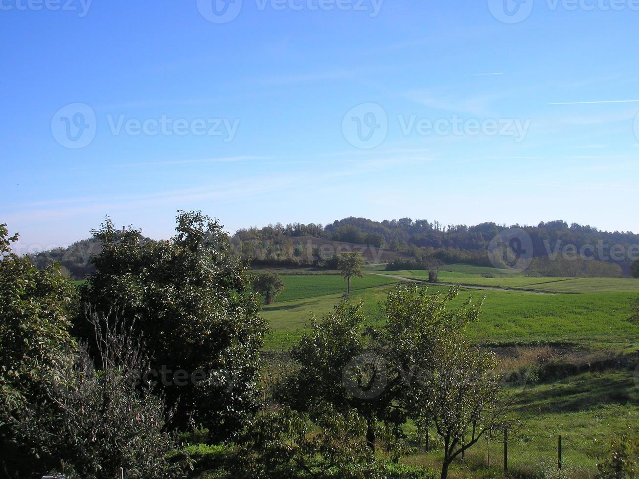 panorama de las colinas de marcorengo foto