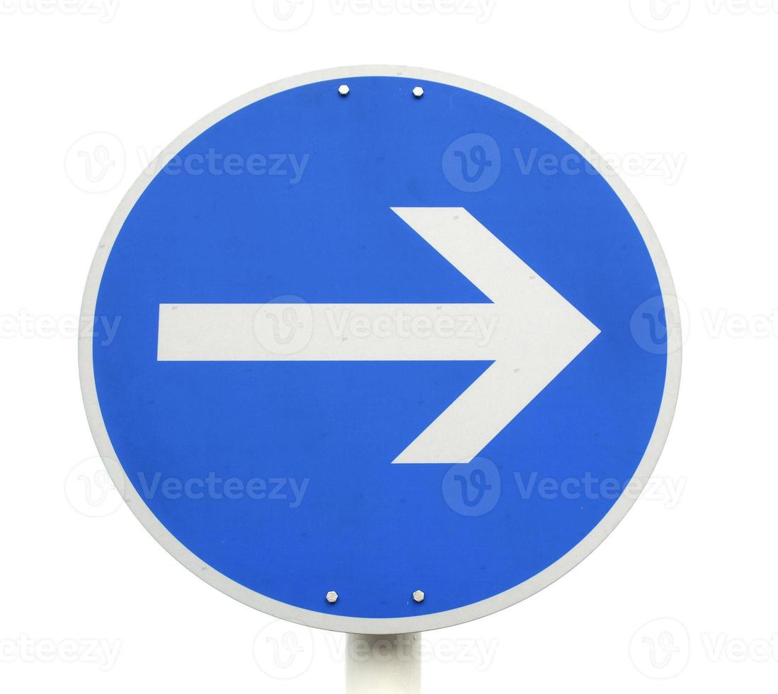 Direction arrow sign photo