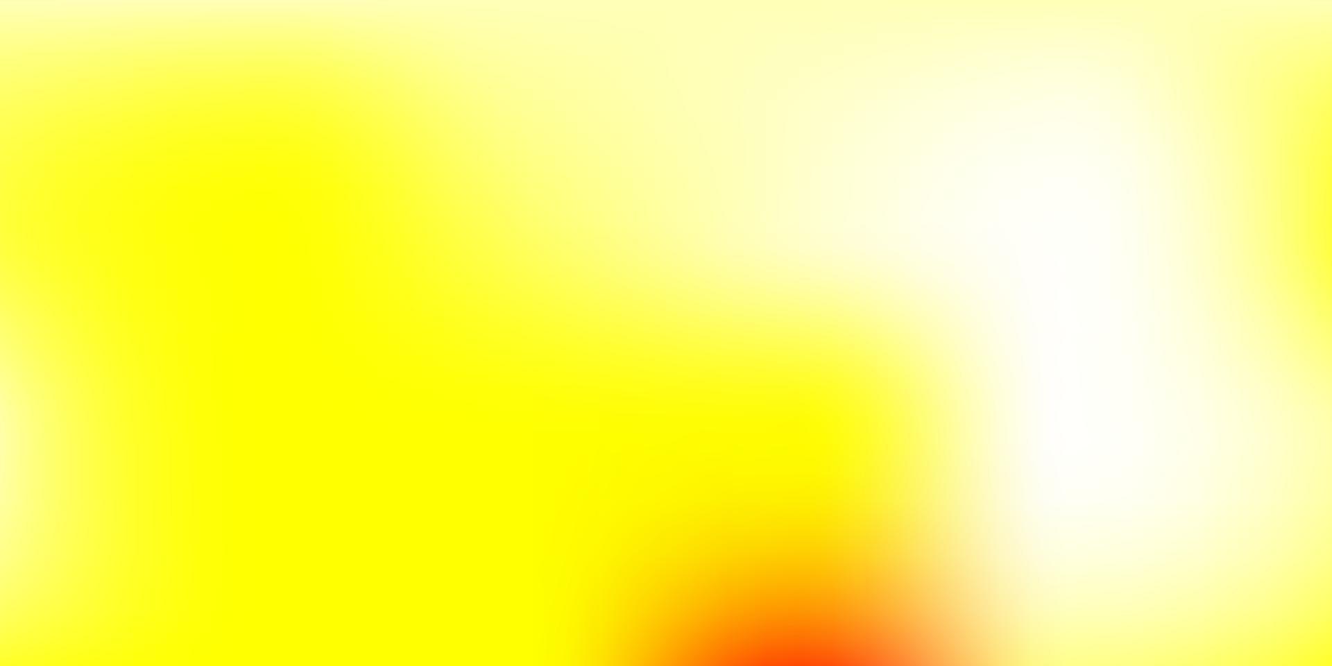 Dark Yellow vector abstract blur drawing.