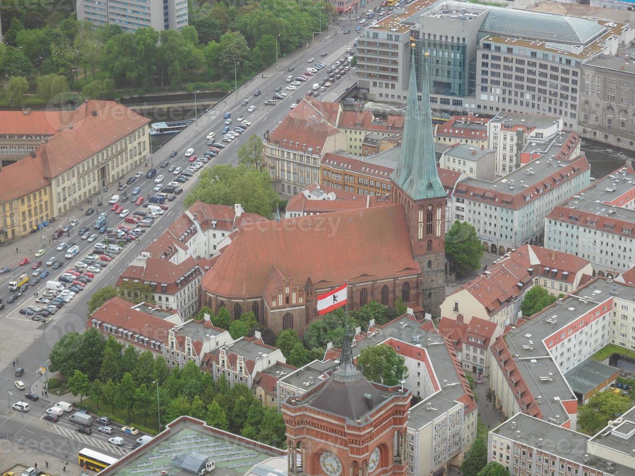 Berlin aerial view photo