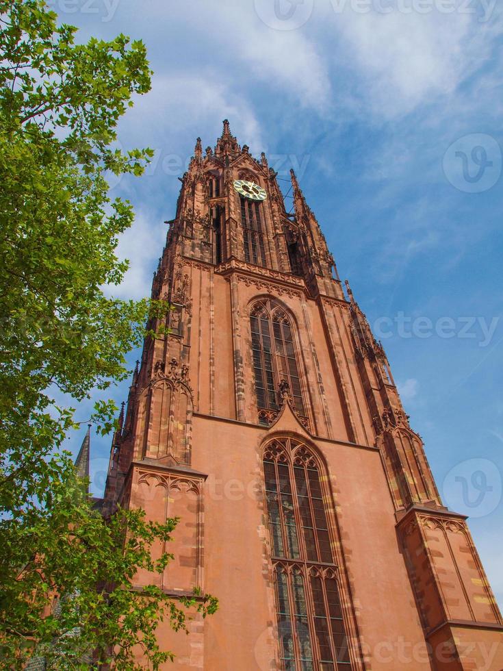 Catedral de San Bartolomé en Frankfurt. foto