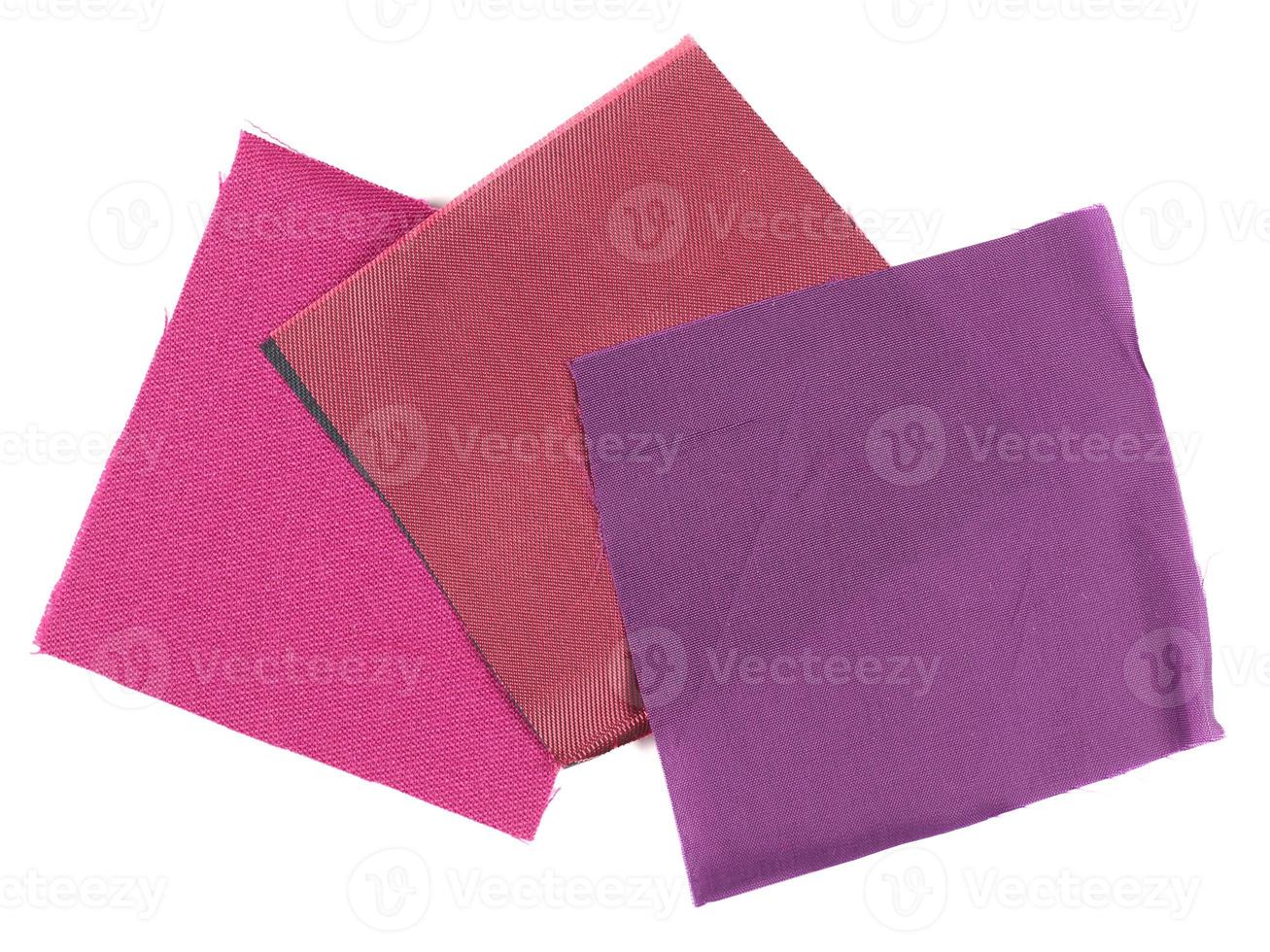 Purple fabric sample photo